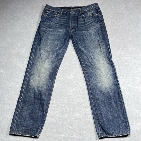 AG Adriano Goldschmied The Protege Jeans Mens 34 Straight Leg Pockets - Picture 1 of 16